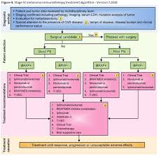 breast cancer stage is determined by anatomical features of the cancer, like size, as well as the tumor&#x27;s biological characteristics. Cancer Immunotherapy Guidelines Cutaneous Melanoma Current Algorithms Society For Immunotherapy Of Cancer Sitc
