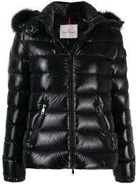 Moncler Fur Trimmed Hood Jacket Black Moncler Hooded Jacket Jackets