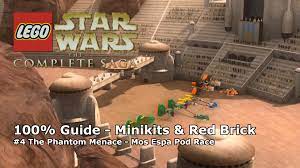 Below are time codes for all 10 minikits and. Lego Star Wars The Complete Saga Mos Espa Pod Race 100 Guide