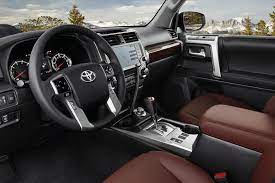 This toyota suv sports the pinnacle of comfort in the interior with posh upholstery materials, the best in convenience tech, and the most protective of safety features. 2021 Toyota 4runner Review Trims Specs Price New Interior Features Exterior Design And Specifications Carbuzz