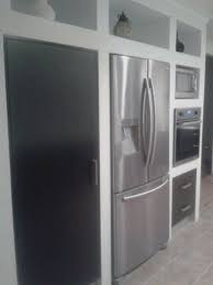Plaster Has Finished My Wall For Oven Fridge Pantry And Microwave Plus Niches Up Top Kuche Wohnideen Wohnen