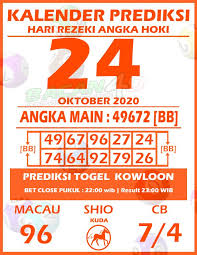 Pin Di Kalender Togel Kowloon