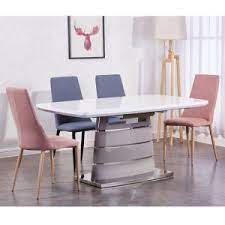 Modern dining chair with atonishingly lean styling, derived from a shrewd combination of woodworking technology and modern oak wood + bronze metal leg extending dining table. Durable Premium 12 Seater Dining Table At Superb Deals Alibaba Com
