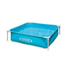 Intex Mini Frame 48 X 48 X 12 Kiddie Swimming Pool Portable Swimming Pools Square Pool Kid Pool