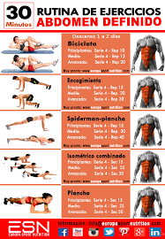 Abdomen Definido Rutina De Ejercicios De 30 Minutos Siguiendo El Enlace Encontraras Mas Videos Con Ejercicios D Ejercicios Abdominales Ejercicios Para Abdomen