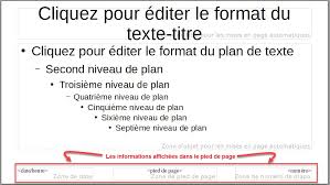Maybe you would like to learn more about one of these? Libreoffice Impress Date Pied De Page Et Numero De Diapositive Mediaforma