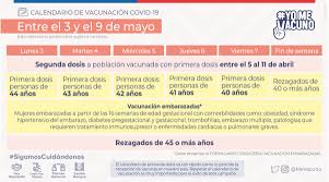Todo lo que se sabe del calendario de la vacuna en españa. Calendario De Vacunacion Contra El Covid 19 Desde Este Lunes Corresponde A Personas Entre 44 Y 40 Anos El Mostrador