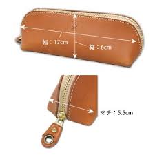 Porco Rosso Rakuten Global Market Porco Rosso Triangle Pen Case 3 Business Days Leather Makeup Bag Leather Wallet Pattern Leather Pencil Case
