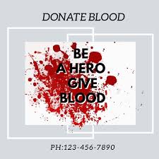 Pamflet donor darah himatif 2013. Brosur Donor Darah Templet Templat Postermywall