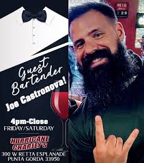 FAREWELL JOE!! Longtime Dean's Bartender, Joe Castronova will be leaving us  for an out of state opportunity 😭 Please come to Hurricane Charley's Sushi  Raw Bar and Grill, where Joe will be