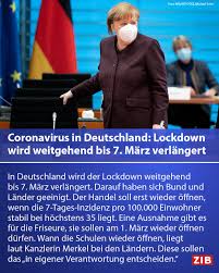 Germany's merkel warns of third wave if lockdown is lifted too quickly. Zeit Im Bild In Deutschland Wird Der Corona Lockdown Facebook