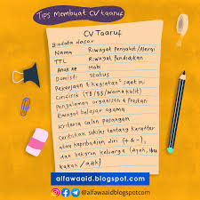 Biodata ta'aruf data pribadi nama lengkap* : Tips Membuat Cv Ta Aruf Bonus Format Instan