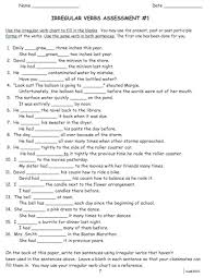 Irregular Past And Participle Forms Of Verbs Writing School Speech And Language Teaching