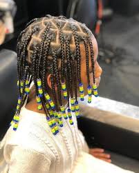 Little Girl Box Braids With Beads Novocom Top
