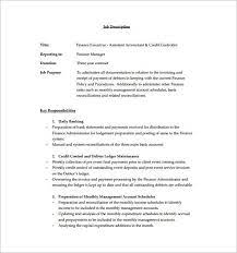 Secara definisi administrasi keuangan adalah fungsi. Financial Assistant Job Description Template 9 Free Word Pdf Format Download Free Premium Templates