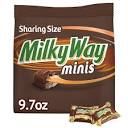 Milky Way Minis Milk Chocolate Candy Bars Sharing Size - 9.7 oz ...