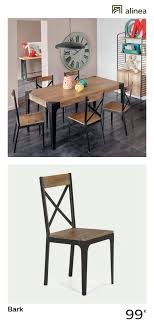 Une table polyvalente pour tous les usages. Alinea Bark Chaise Style Industriel En Orme Et Metal Meubles Salle A Manger Et Cuisine C Chaise Style Industriel Idee Salle A Manger Chaise Salle A Manger