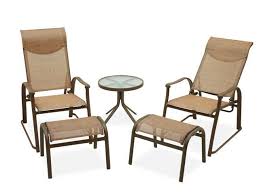 Hideaway Sling 5 Pc Seating Group Fortunoff Backyard Store Aluminium Outdoor Furniture Aluminum Patio Furniture Balcony Chairs