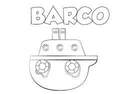 Dibujos medios de transporte maritimo para colorear. Dibujo Barco Para Imprimir Y Colorear