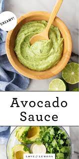 Avocado Sauce Love And Lemons Recipe In 2021 Avocado Sauce Avocado Sauce Recipe Recipes