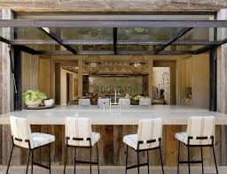Even an inflatable pool suddenly feels a little chicer when it's positioned near this curved acacia wood bar. 10 Outdoor Bar Ideas From Rustic To Lavish Archlux Net