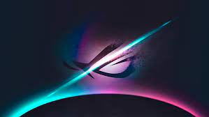 ❤ get the best asus rog wallpaper on wallpaperset. Ilustrasi Ungu Dan Biru Terang Asus Rog 4k Wallpaper Hd Wallpaperbetter