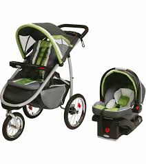 Jogging Travel System All Terrain Stroller W Car Seat Graco Fastaction Folding Graco Stroller Travel System Graco Stroller Click Connect Stroller