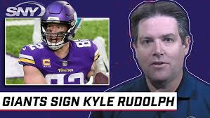 New York Giants and TE Kyle Rudolph reach a two-year agreement