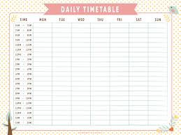 Monthly Work Schedule Time Table Template Word Free Printable Calendar Blank Template High Study Planner Printable Study Timetable Template Table Template