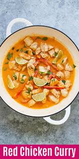 Asianred Chicken Curry 15 Minutes Thai Red Chicken Curry That Tastes Like The Best Thai Restaurants Make It At Home With T Cuisine Thai Cuisine Poulet Curry