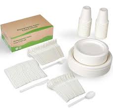 5 out of 5 stars, based on 1 reviews 1 ratings current price $6.65 $ 6. Eco Friendly Party Supplies Compostable Sugarcane Fibers Tableware 50 Biodegradable Dinner Paper Plates Buy Biodegradable Dinner Paper Plates Dinner Paper Plates Paper Plates Product On Alibaba Com