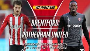 27 april at 18:00 in the league «england championship» will be a football match between the teams brentford and rotherham on the. U2elbhl13wr1fm