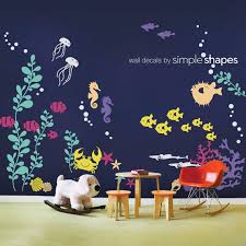 Let the secrets of the deep come to the surface with these unique and fun decals. Wall Decal Kids Under The Sea Wall Decal Collection Nursery Etsy In 2021 Kids Wall Decals Baby Nursery Wall Decals Nursery Wall Decals