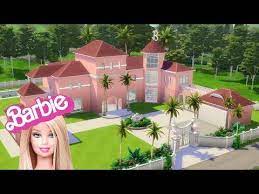 The Sims 4 Barbie Dream House Youtube Barbie Dream House Barbie Dream House Games Barbie Dream