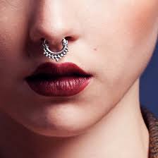 Annora Tibetan Septum Ring Piercing Septum Piercing Ring Septum Nose Rings Piercing