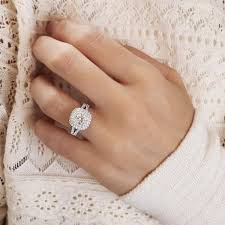 Canadian Diamond Custom Double Halo Engagement Ring 1.55ct (34677)