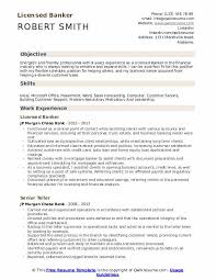 Licensed Banker Resume Samples Qwikresume