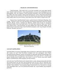 Candi borobudur merupakan salah satu destinasi wisata internasional yang terletak di daerah magelang, jawa tengah. Teks Deskripsi Tentang Candi Borobudur Masnurul
