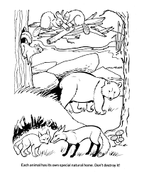 Ah, the smell of the fresh air, trees, and earth in nature's grandest location. Ecology Coloring Pages Coloring Home