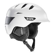 Details About Bern Mens Rollins Boa Ski Snow Helmet Satin White