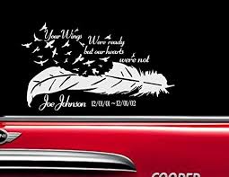 Your wings were heady but our hearts were not svg, memorial svg, in loving memory svg, cardinal svg, your wings were ready svg, remembrance with this instant download you will receive a zip folder, wh Memory Of Decal Your Wings Were Ready But Our Hearts Were Not Auto Decal 8 X 13 Walmart Com Walmart Com