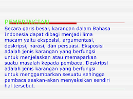 Eksposisi Paparan Karangan Yang Bersifat Memberi Penjelasan Atau Pemaparan Kepada Pembaca Sehingga Pembaca Merasa Jelas Tentang Apa Yang Diungkapkan Ppt Download