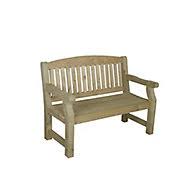 Keter eden bench outdoor plastic storage box garden furniture, beige and brown, 140 x 60 x 84 cm. Harvington Garden Benches Garden Seating B Q