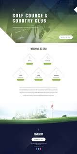 Golf Course Landing Page Elegant Themes Elegant Themes Golf Design Blog Themes