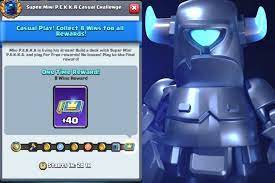 Super Mini Pekka Casual Challenge in Clash Royale: Information, rewards,  and more