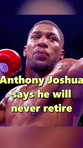 Anthony Joshua's Statement