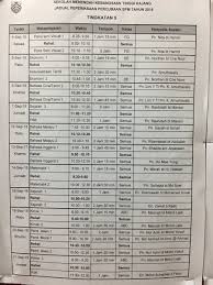 Disini falif.com ingin kongsikan soalan percubaan bagi subjek sejarah negeri perak tahun 2018. Kajang High School On Twitter Jadual Percubaan Spm 2018
