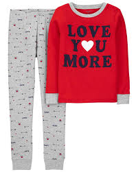 20+ best valentine's gifts for toddlers who are little love monsters. 2 Piece Valentine S 100 Snug Fit Cotton Pjs Carters Com