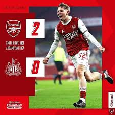 Arsenal Progressed To The Fa Cup Fourth Round After Beating Newcastle United 2 0 In 2021 Newcastle United Arsenal Newcastle