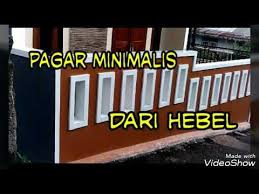 94 foto desain pagar pakai hebel terbaik. Pagar Minimalis Mantapp Youtube